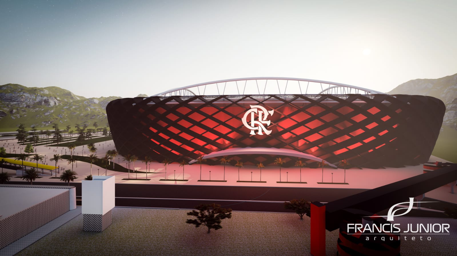 Projeto de estádio do Flamengo (RJ) criado por arquiteto piauiense ...